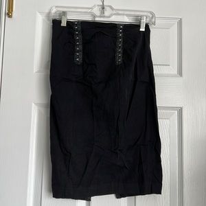 Bebe silk lined skirt